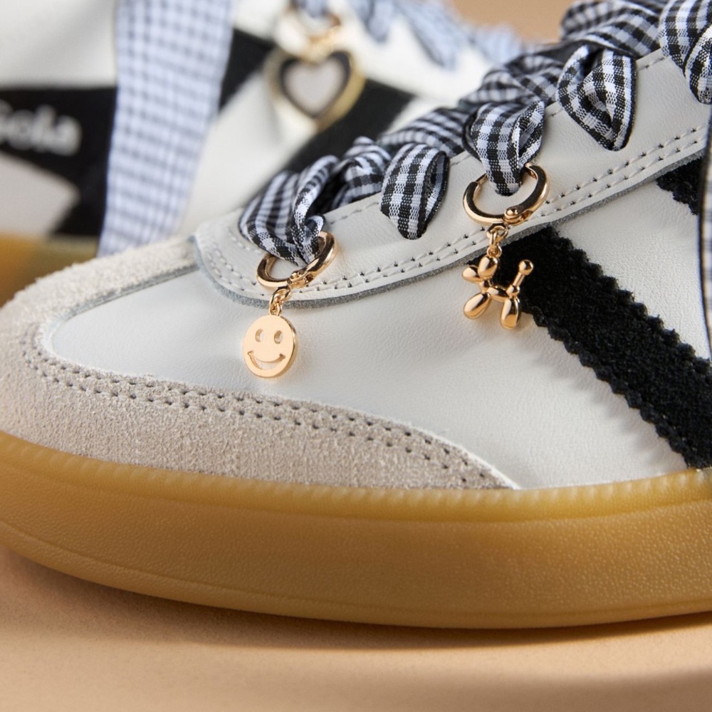 Anthropologie Shoe CHARMS and Checkered Shoe Laces NEW - Picture 2 of 8